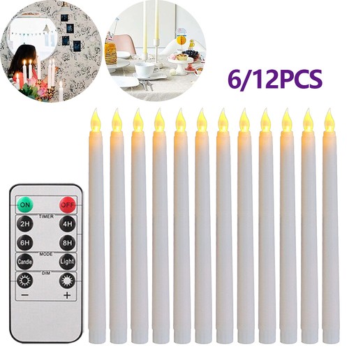 12x led flameless taper - flameless,