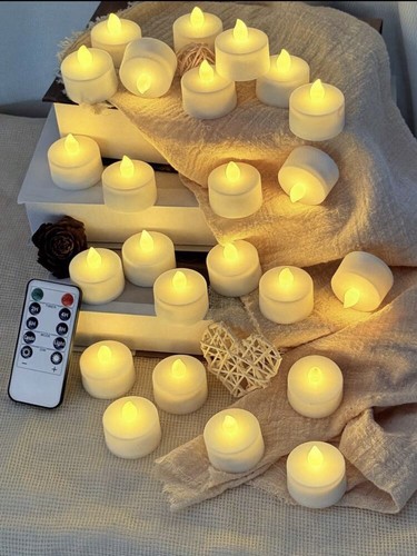 Flameless led tealight candles - led,