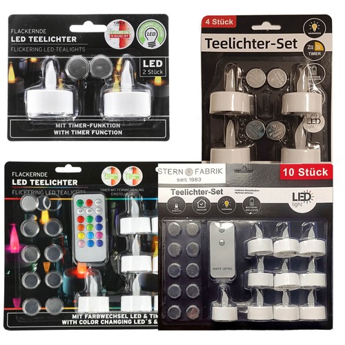 Led tea lights with - led,