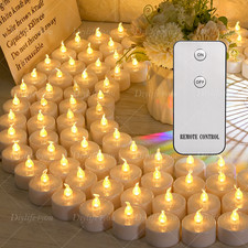 6-24PCS Flickering Tea Lights