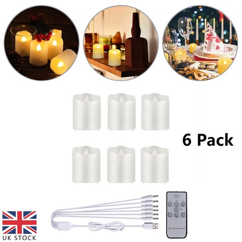 6pcs led candle flickering tea - led,