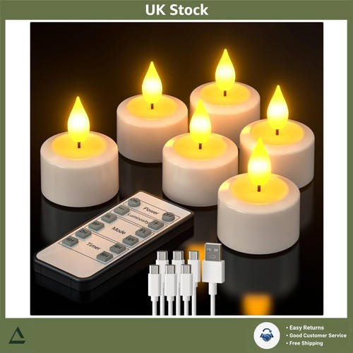 Rechargeable led flameless tea - rechargeable,