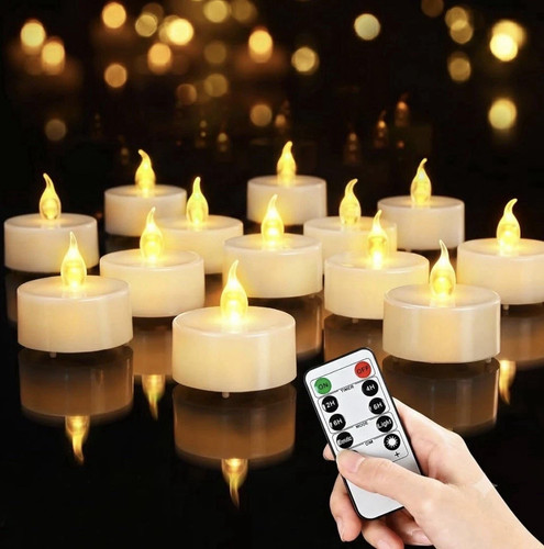 Led tea lights - tea, remote
