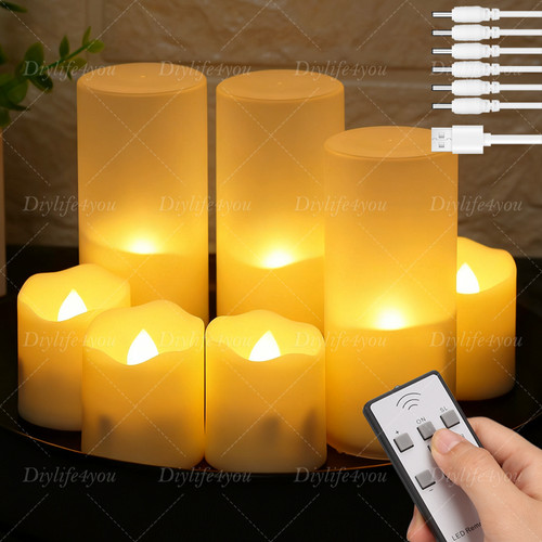 Rechargeable led tea lights - led,