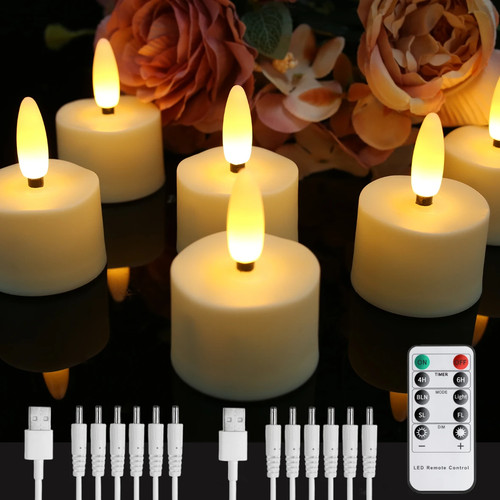 12x rechargeable led - rechargeable, tea