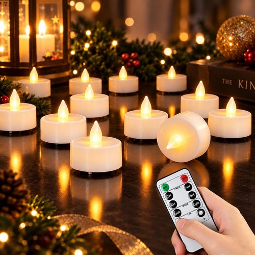 Tea lights pack flameless - 12,