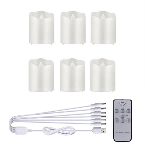 6pcs flameless led candle - 6pcs,