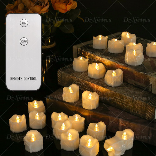 12pcs flameless led candle tea - flameless,