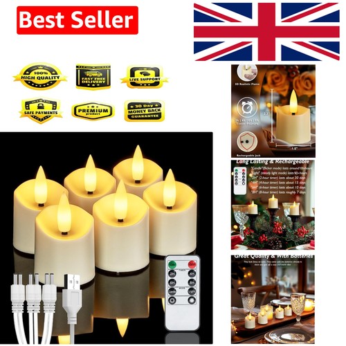 Rechargeable led tea lights - rechargeable,