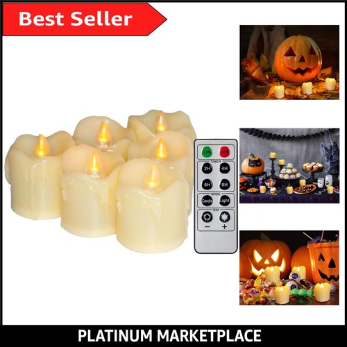6pcs led flickering flameless - led,