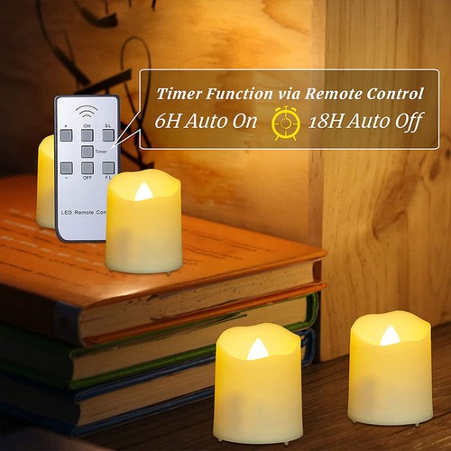 Led flickering tea - 6x, lights