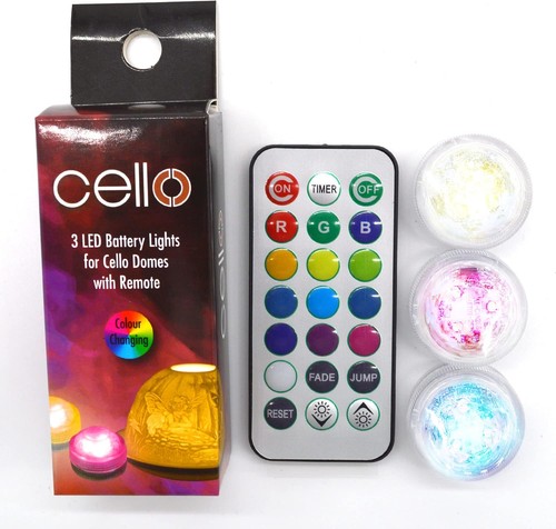 Cello battery tea lights - battery, set