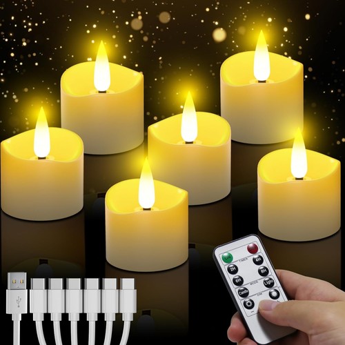 Rechargeable tea lights with - tea,
