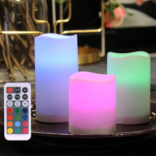 3pcs colour changing led - colour,