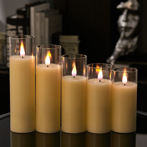 5pcs flameless flickering - 3/5pcs,