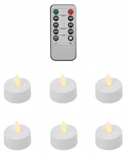 6Pcs Flameless LED Tea Lights