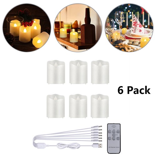 6pcs led flickering - tea, lights