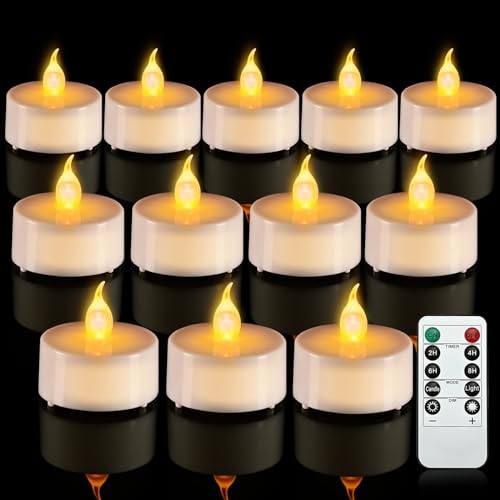 Led tea lights - with, timer