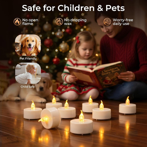 Tea lights pack flameless - pack,