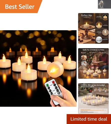Flameless tea lights - tea, candles