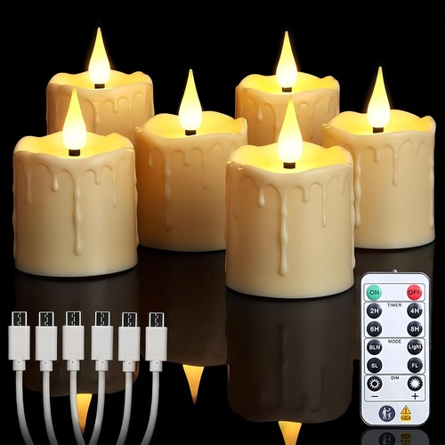 Rechargeable tea lights - rechargeable,